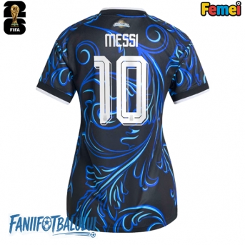 Argentina Lionel Messi #10 Echipament de Fotbal Replică Mondial 2026 Femei Deplasare